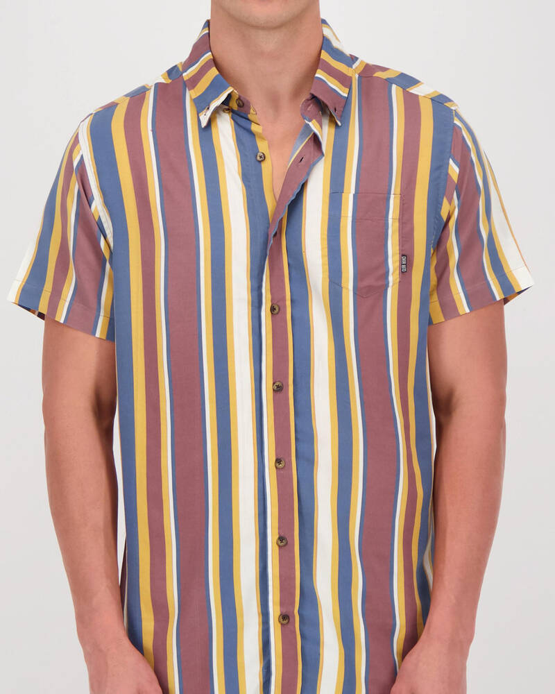 Counter Culture Vertical Short Sleeve Shirt for Mens