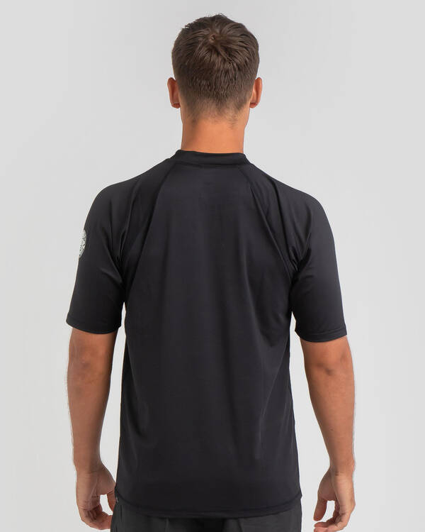 Rip Curl Shockwave Short Sleeve Rash Vest for Mens