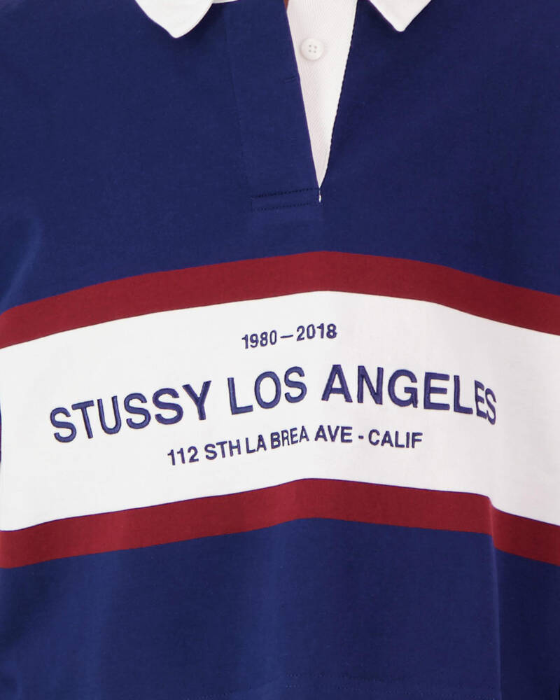 Stussy Hudson Long Sleeve Rugby Top for Womens