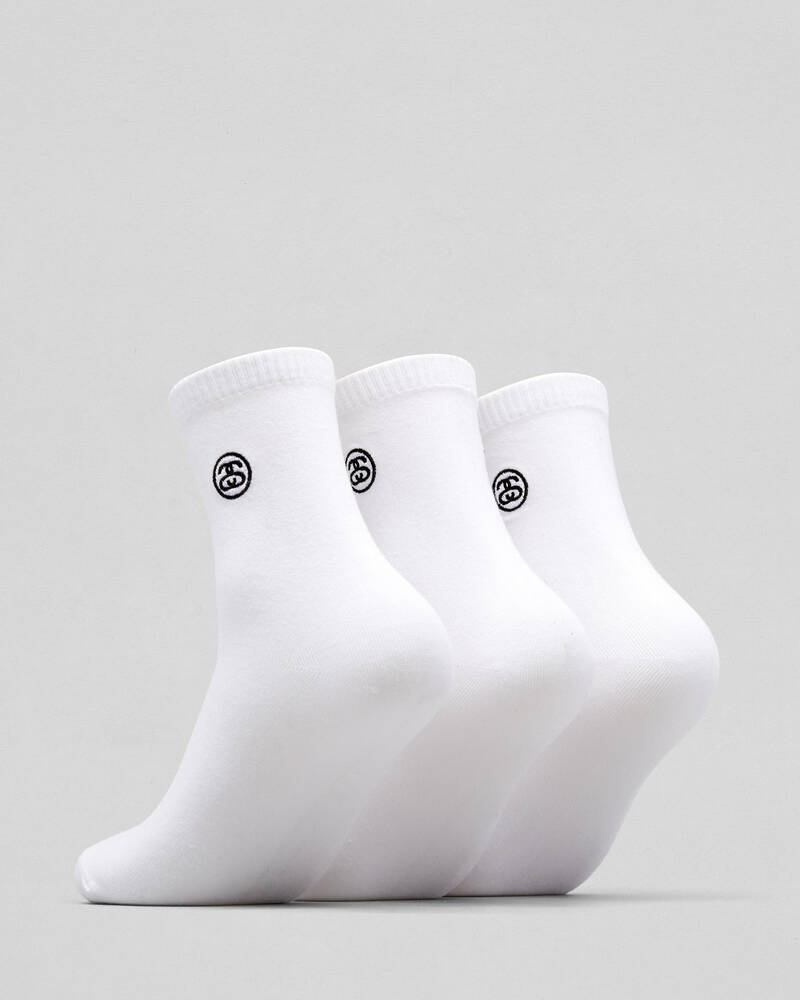 Stussy Womens Graffiti Crew Sock Pack for Womens