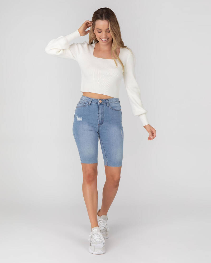 Paper Closet Side To Side Knit Top for Womens