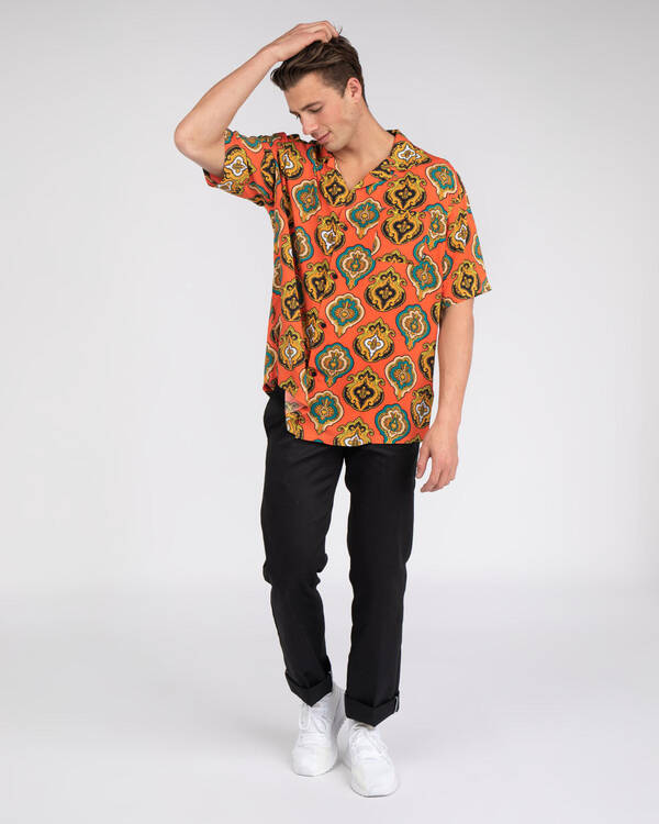 Stussy Shield Short Sleeve Shirt for Mens