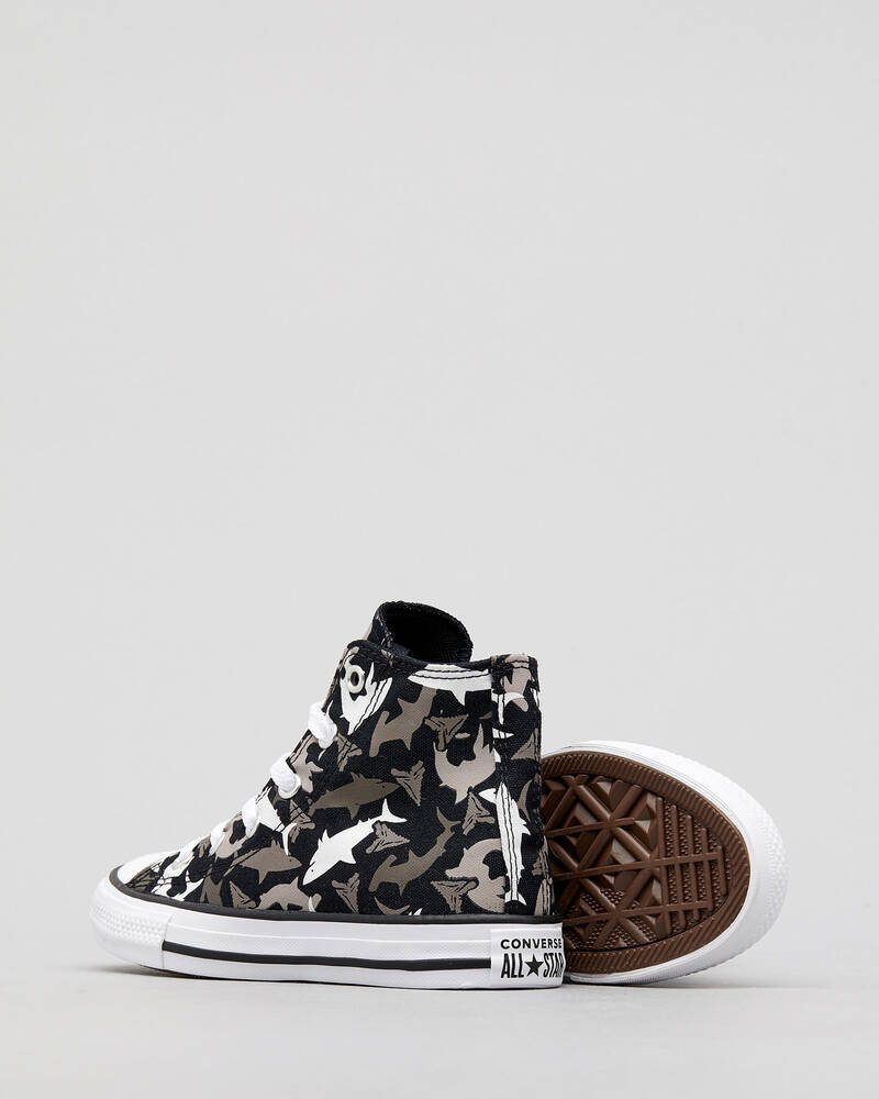 Converse Kids' Shark Bite High Top Shoes for Mens