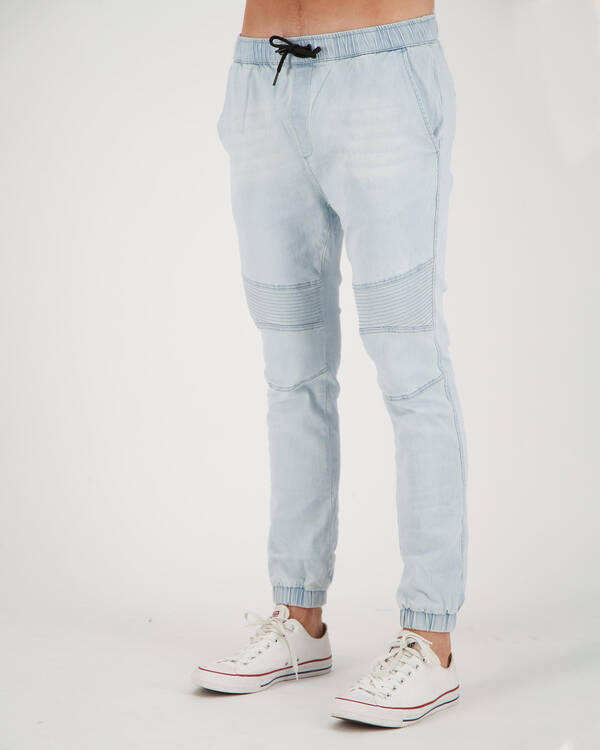 Lucid Commando Denim Jogger Pants for Mens