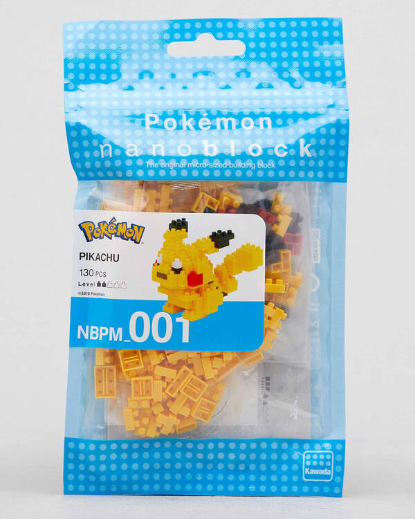 Get It Now Pikachu Pokemon Nano Block Pack for Unisex