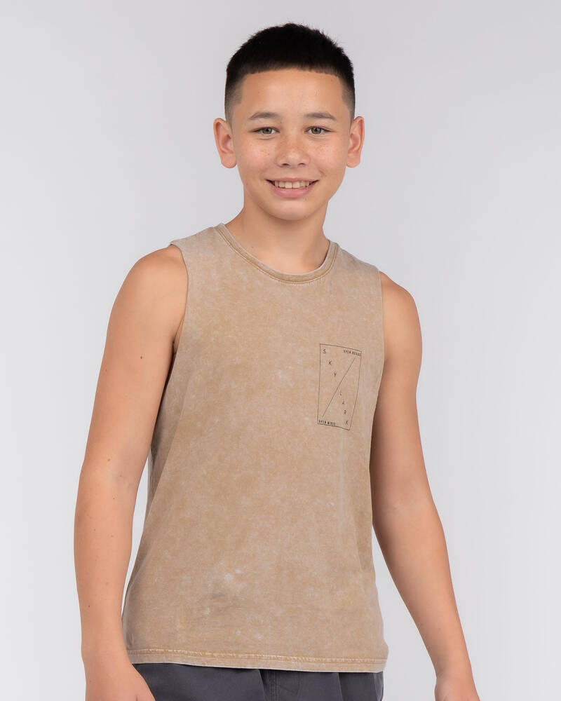 Skylark Boys' Angle Muscle Tank for Mens