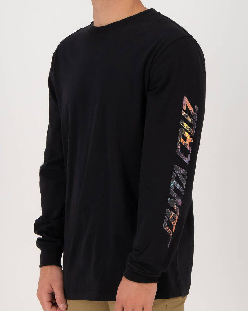 Santa Cruz Hand Splatter Long Sleeve T-Shirt for Mens