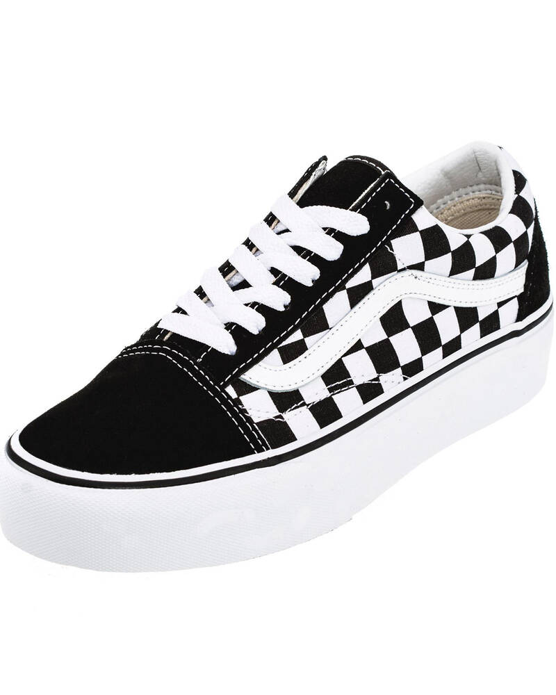 Vans Womens Old Skool Platform Shoes for Womens