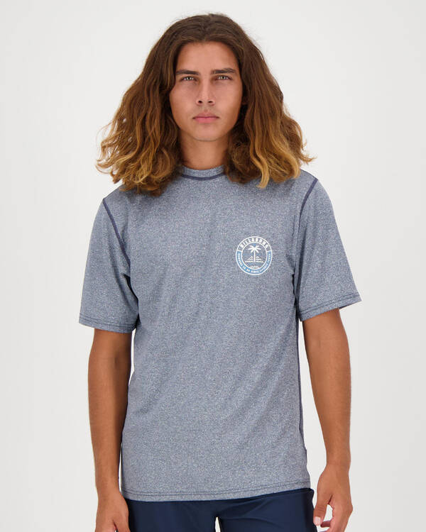 Billabong Sea Shore Short Sleeve Rash Vest for Mens