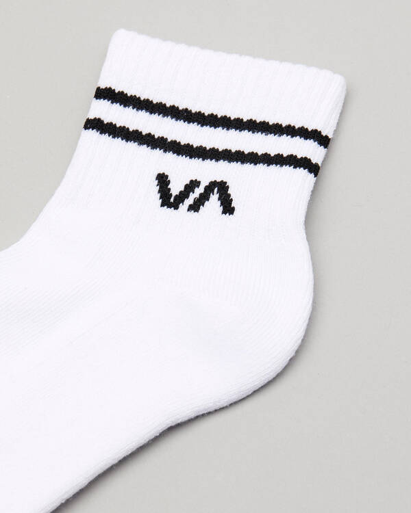 RVCA Womens VA Mini Crew Sock Pack for Womens