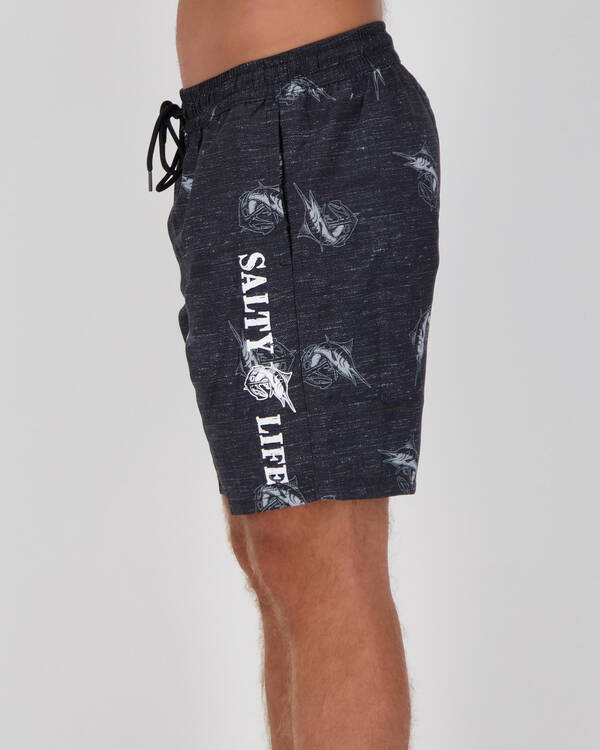 Salty Life Pictorial Board Shorts for Mens