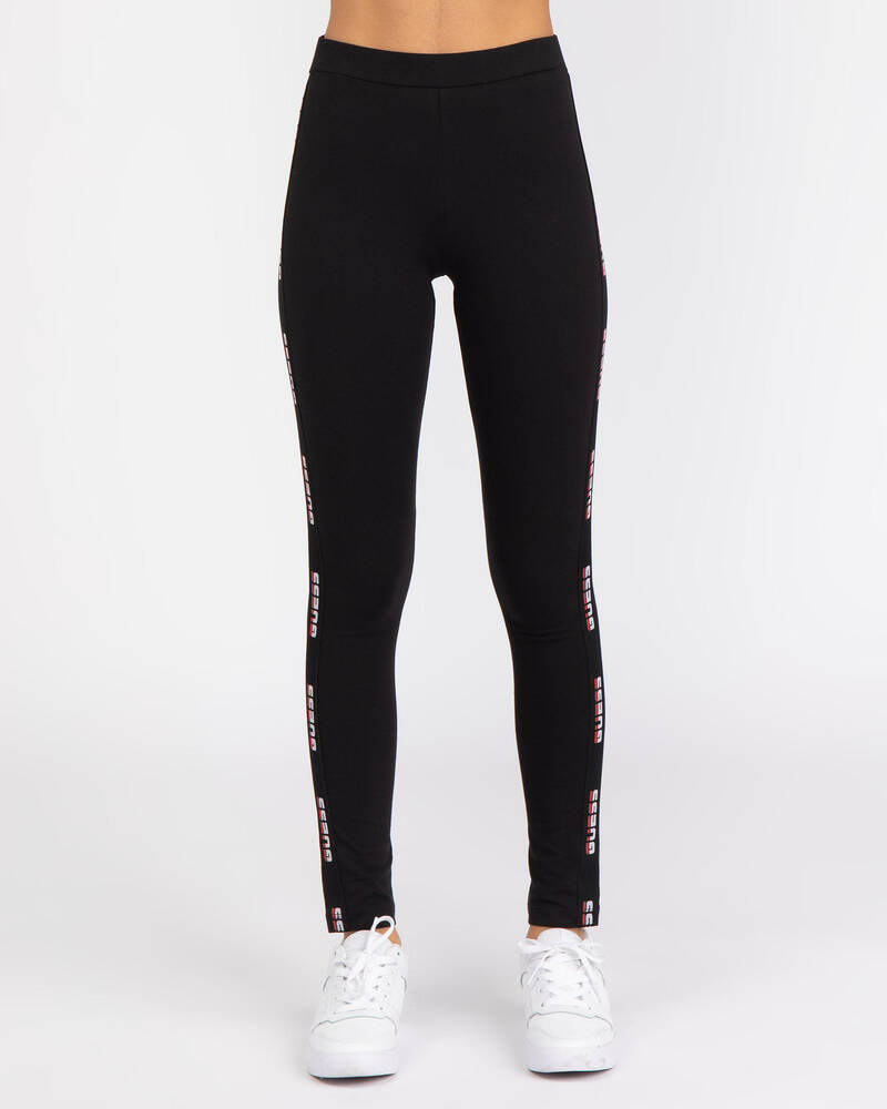 GUESS Jeans Tape Logo Leggings for Womens
