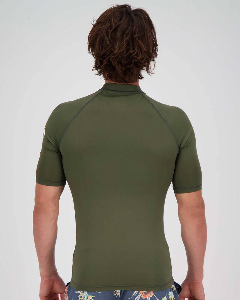 Quiksilver Mens' All Time Short Sleeve Rash Vest for Mens