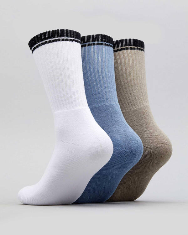 Stussy Top Stripe Graffiti Sock Pack for Mens