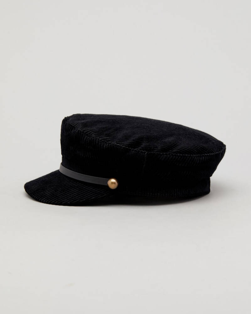 Mooloola Geoff Cord Lieutenant Cap for Womens