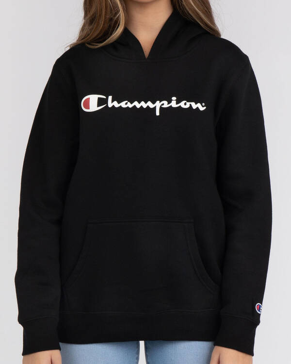 Champion Girls' Logo Hoodie for Womens