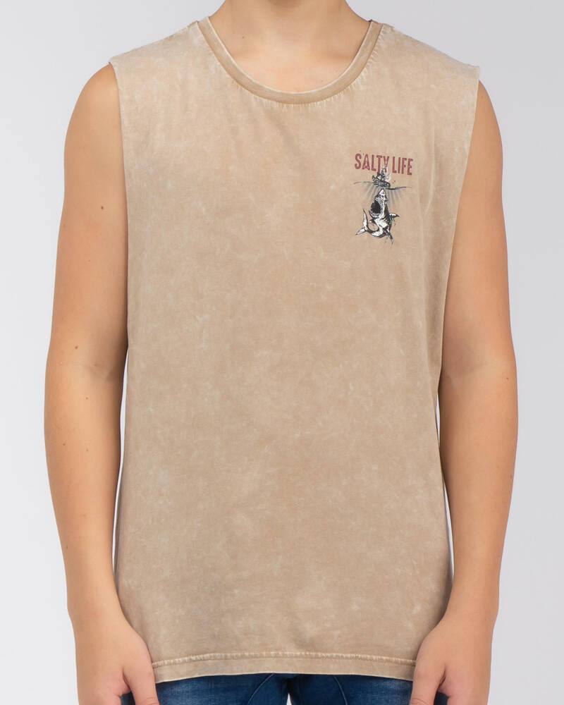 Salty Life Boys' Apex Muscle Tank for Mens