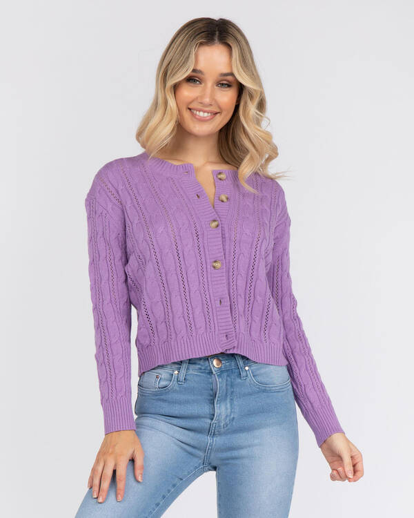 My Girl Just Friends Knit Cardigan for Womens