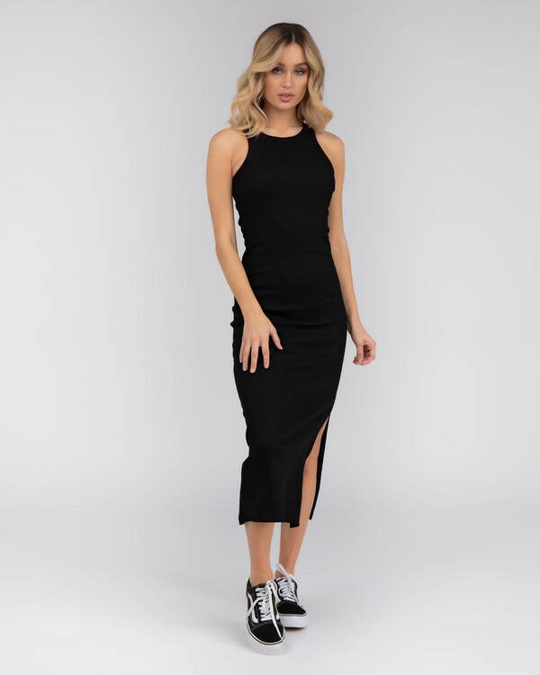 Thanne Keeping It Sassy Midi Dress for Womens