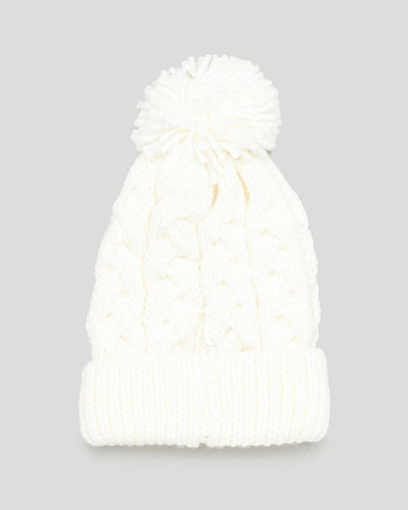 Used Pom Pom Beanie for Womens