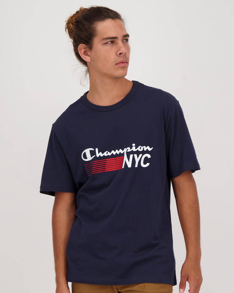 Champion Tape Jersey T-Shirt for Mens