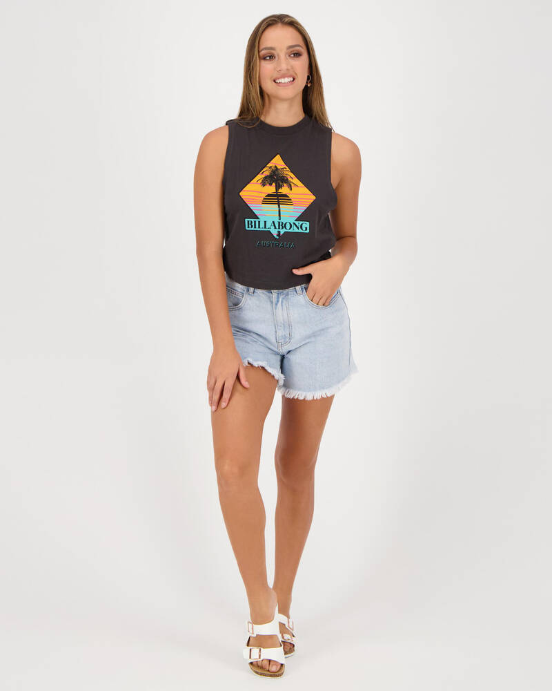 Billabong Sunsets Muscle Tank Top for Womens