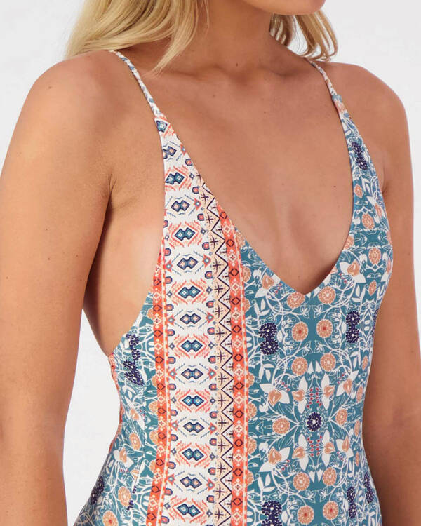 Rusty Hotel Rosa One Piece Swimsuit for Womens