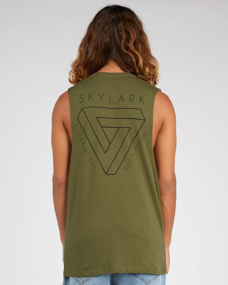 Skylark Fracture Muscle Tank for Mens