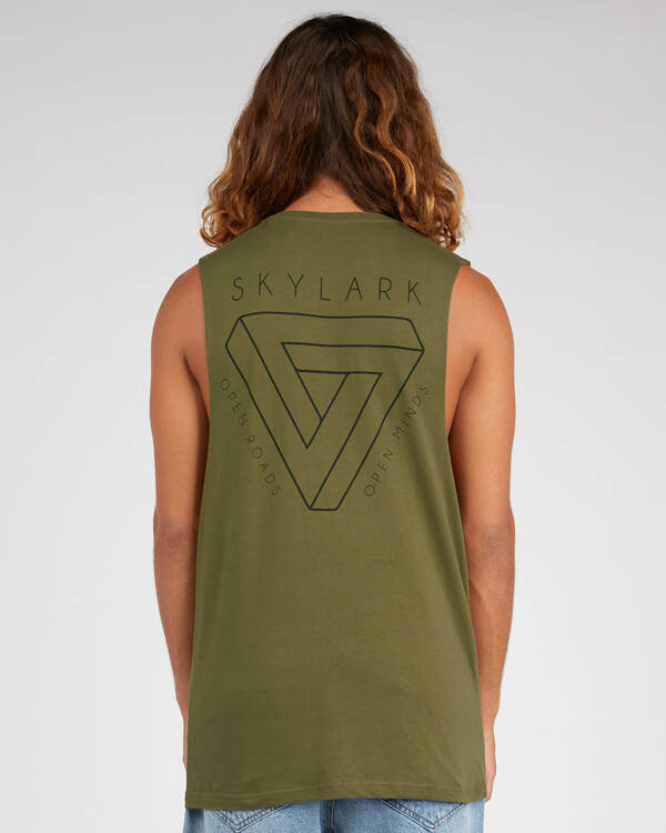 Skylark Fracture Muscle Tank for Mens
