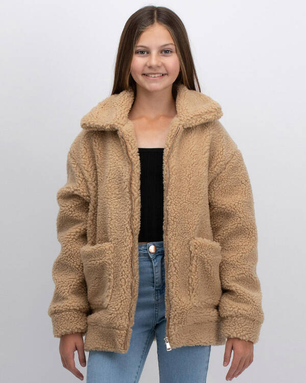 Ava And Ever Girls Teddy Jacket for Womens