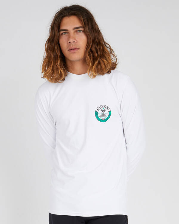Billabong Sea Shore Long Sleeve Rash Vest for Mens