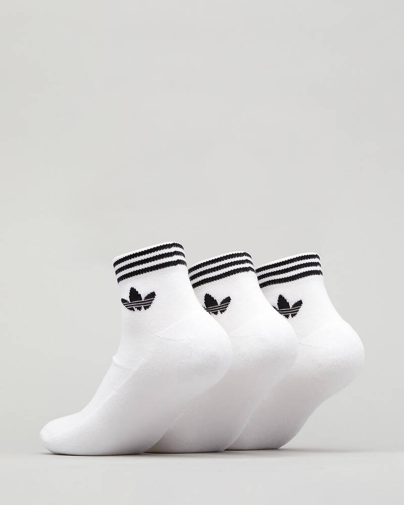 Adidas Trefoil Ankle Sock 3pk for Mens