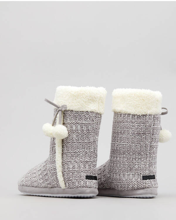 Sleepy Squirrel Holly Slipper Boots for Womens