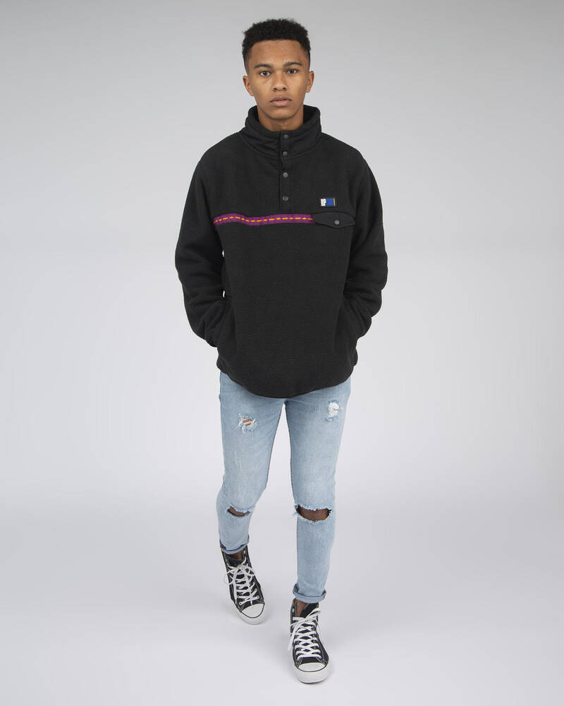Rip Curl Beach Street Snap Crew Sweatshirt for Mens