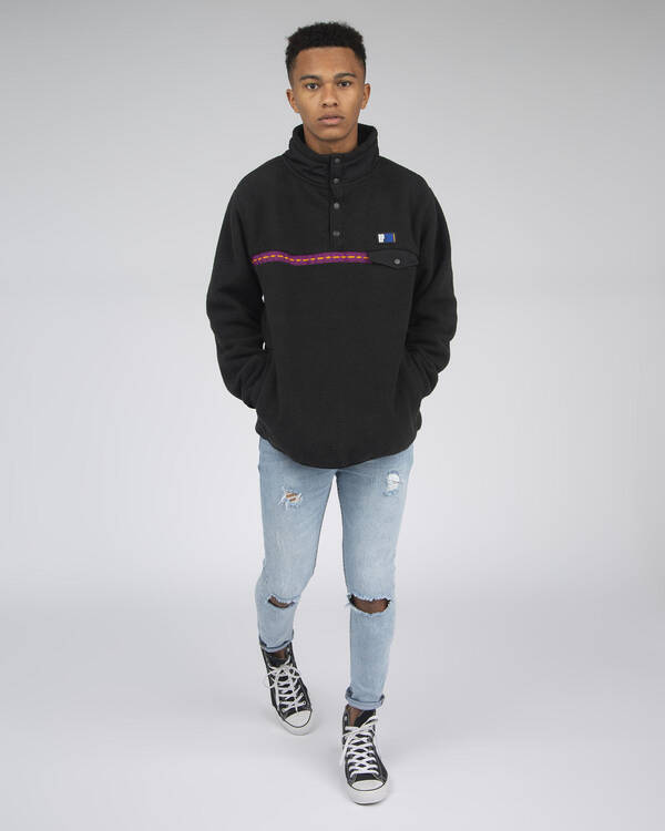 Rip Curl Beach Street Snap Crew Sweatshirt for Mens