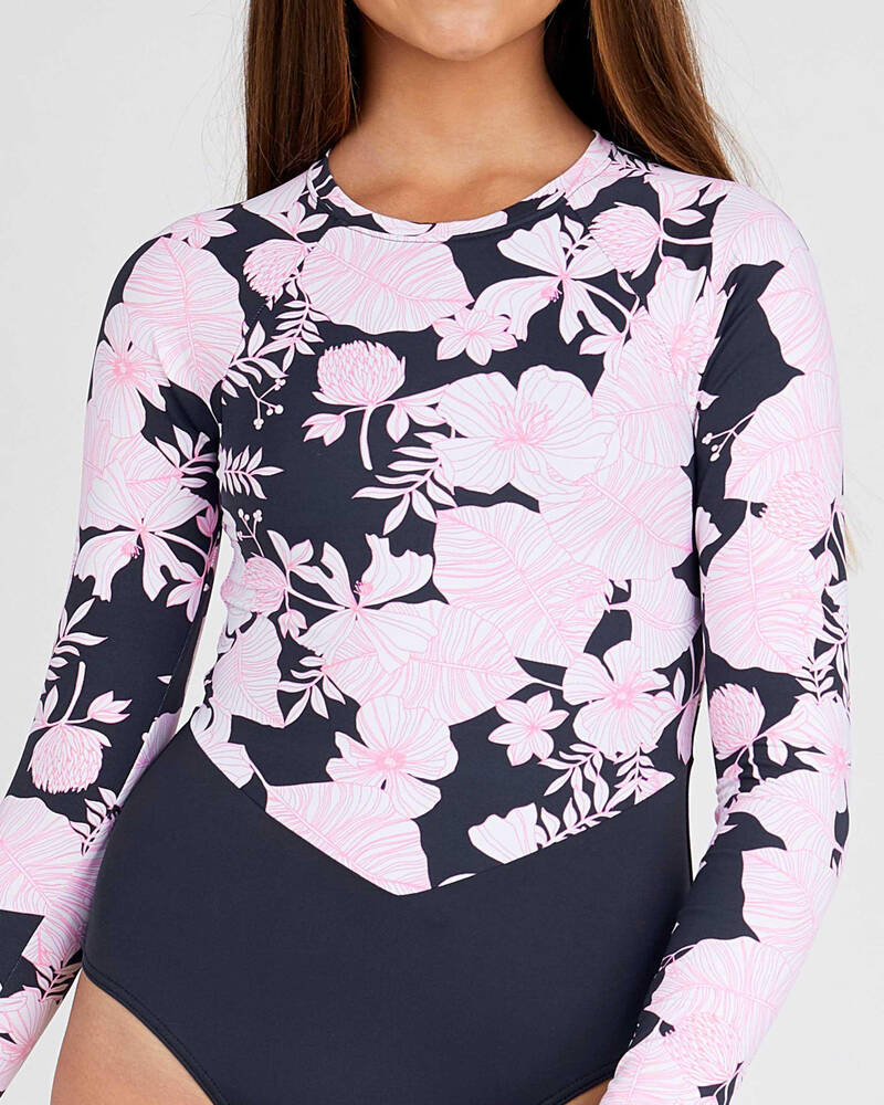 Roxy Girls Wild Flowers Long Sleeve Surfsuit for Womens