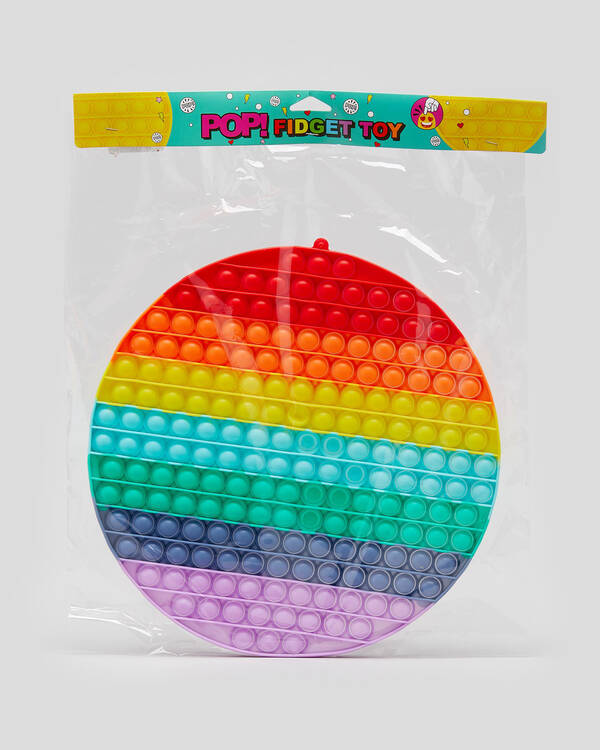 Get It Now Large Rainbow Pop It Toy for Unisex