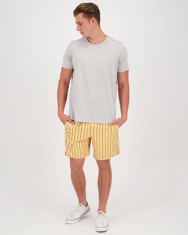 Rhythm Cuba Stipe Beach Shorts for Mens