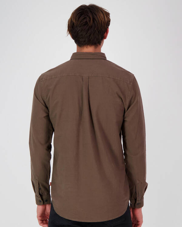 Globe Goodstock Oxford Long Sleeve Shirt for Mens