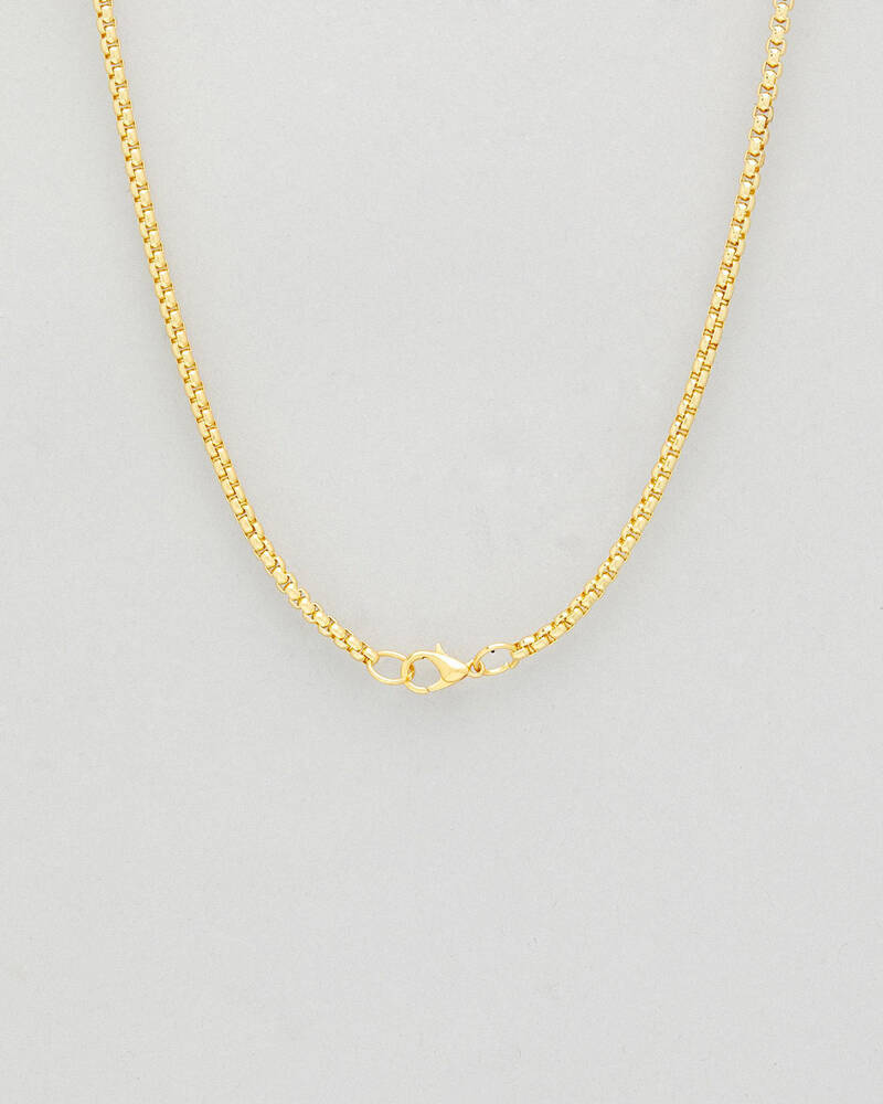 REPUBLIK Gold Cross Chain for Mens