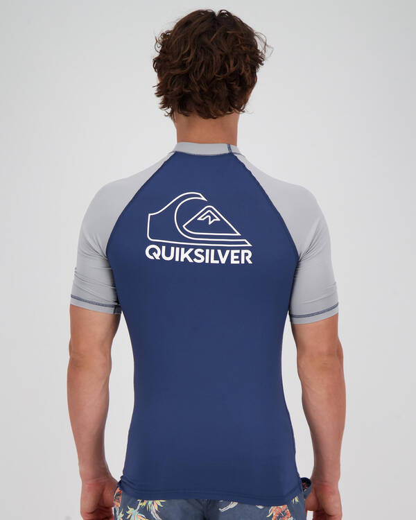 Quiksilver On Tour Short Sleeve Rash Vest for Mens