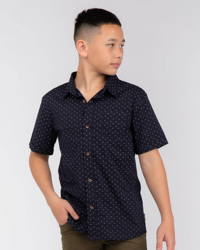 Lucid Boys' Atomic Short Sleeve Shirt for Mens