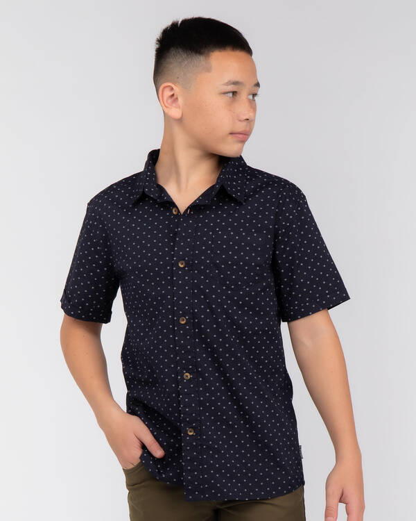 Lucid Boys' Atomic Short Sleeve Shirt for Mens
