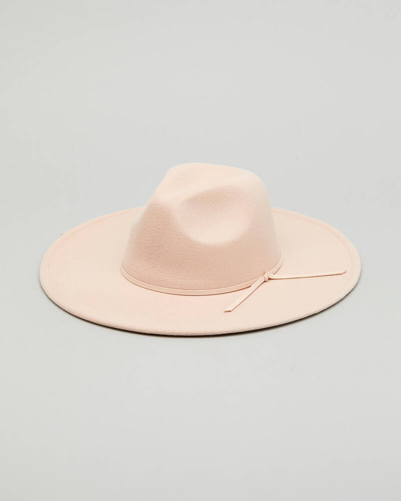 Mooloola Archie Wide Brim Felt Hat for Womens