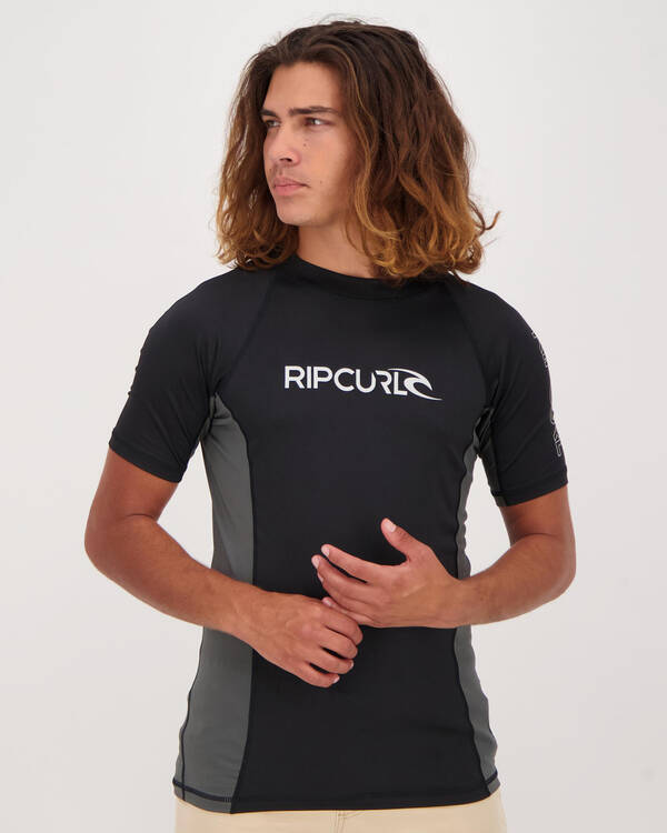 Rip Curl Tri Moto Rash Vest for Mens