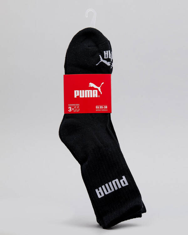 Puma Womens Cushioned Crew Sock Pack for Womens