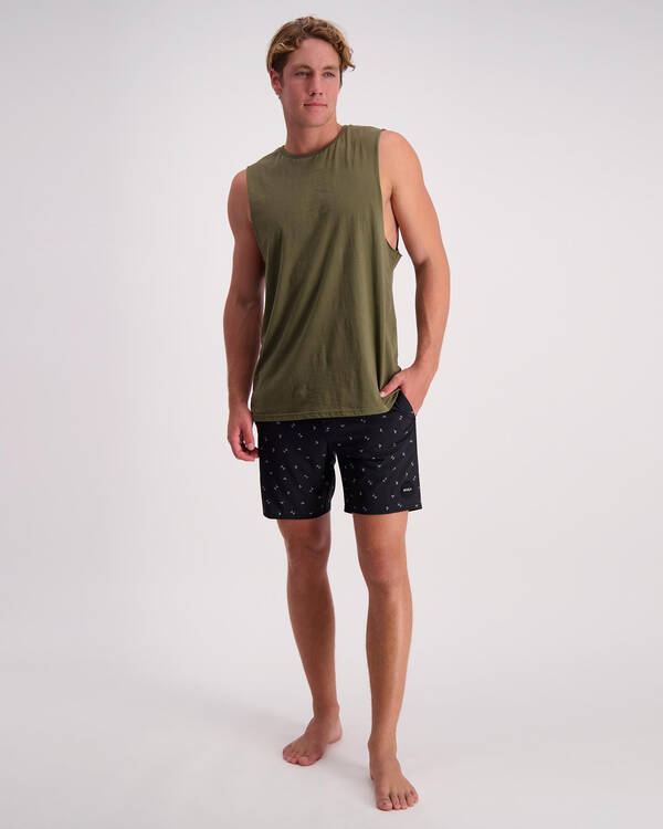 RVCA Curren Geo Trunks for Mens