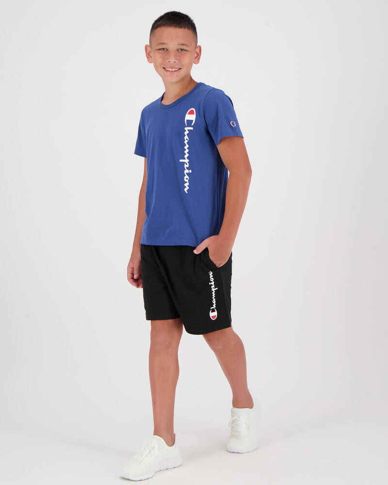Champion Boys' Champion Script Jersey Shorts for Mens