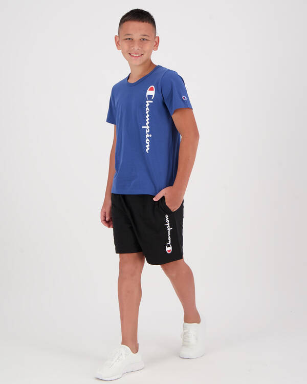 Champion Boys' Champion Script Jersey Shorts for Mens