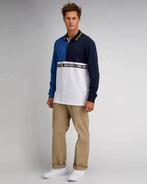 DC Shoes Walkley Long Sleeve Polo for Mens